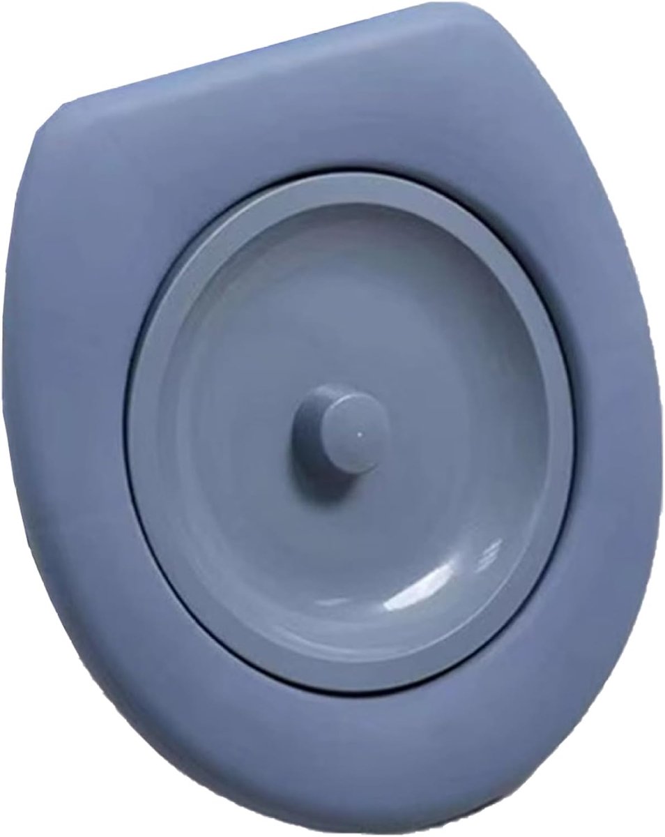 Emmer Toiletbril - Draagbaar Toilet - Kamperen en Reizen - Geurblokkerend Deksel - 250 kg Draagvermogen - Blauw