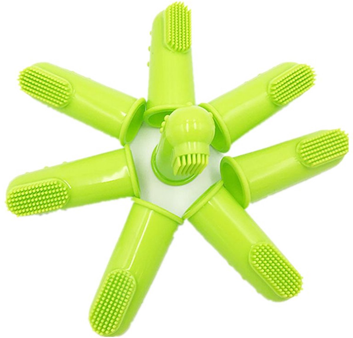 Superzachte tandenborstel voor huisdieren 5,4cm, Groen
