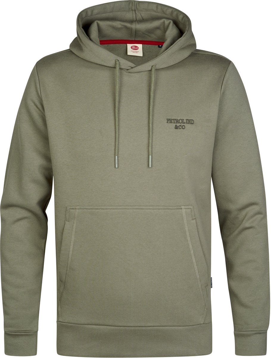 Petrol Industries - Heren Katoenen hoodie redwood - Groen - Maat XXXL