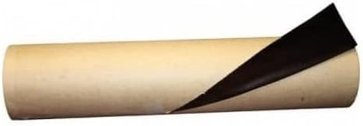 Papierrol - Bitumineus papier - Vogelkooi bodem - Vochtwerende laag - 37 cm breed - Zwart