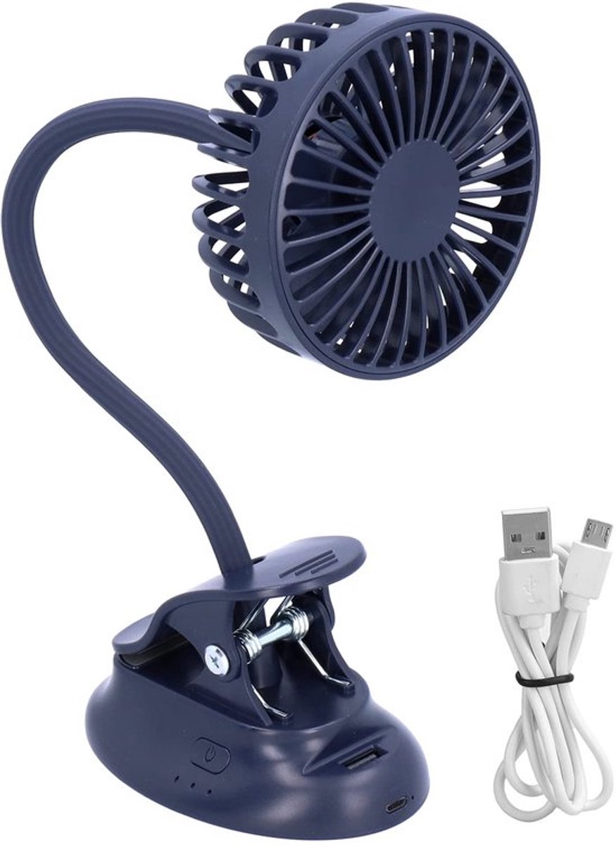 Store_8 - Draagbare USB-ventilator - Buigbare Ventilator - Ideaal voor Thuis en