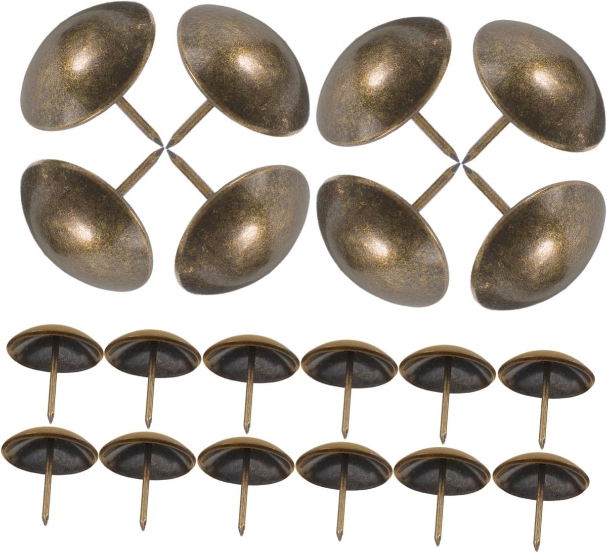 Decoratieve Spijkers - Antieke Nagels - Meubels Stofferen - Duurzaam IJzer - 30 Stuks - Bruin