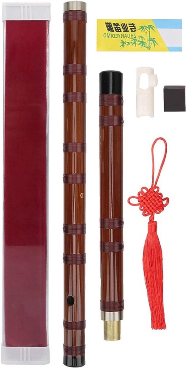 Allecto Plus - Bamboefluit Set voor Beginners - D Key - Traditionele Fluit - Met de