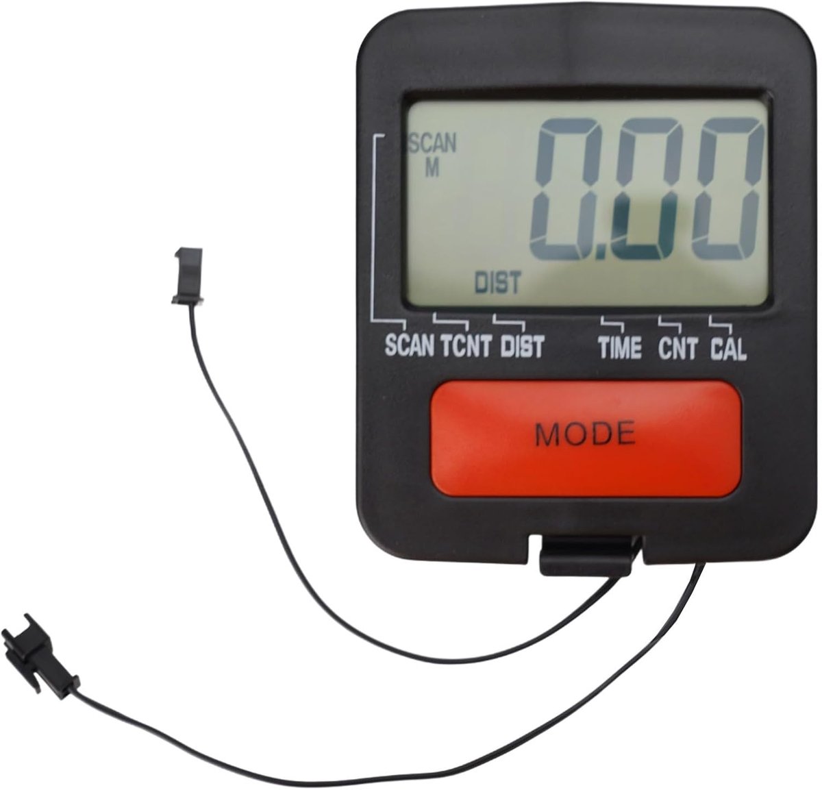 Roeitrainer display - Fitness teller - Training bijhouden - LCD scherm - 20 x 15 x 3 cm - Zwart