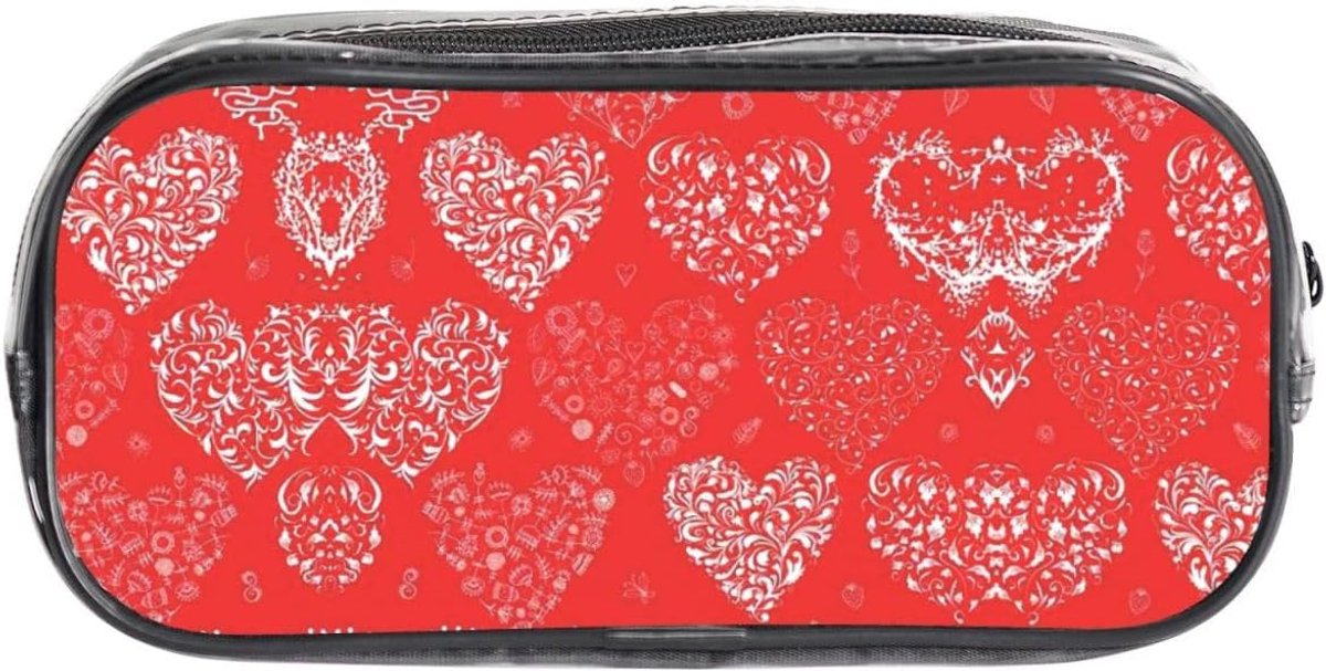 Doorzichtig Etui - Pennenhouder Transparant - Spullen Organiseren - Grote Opening - 22 cm - Transparant