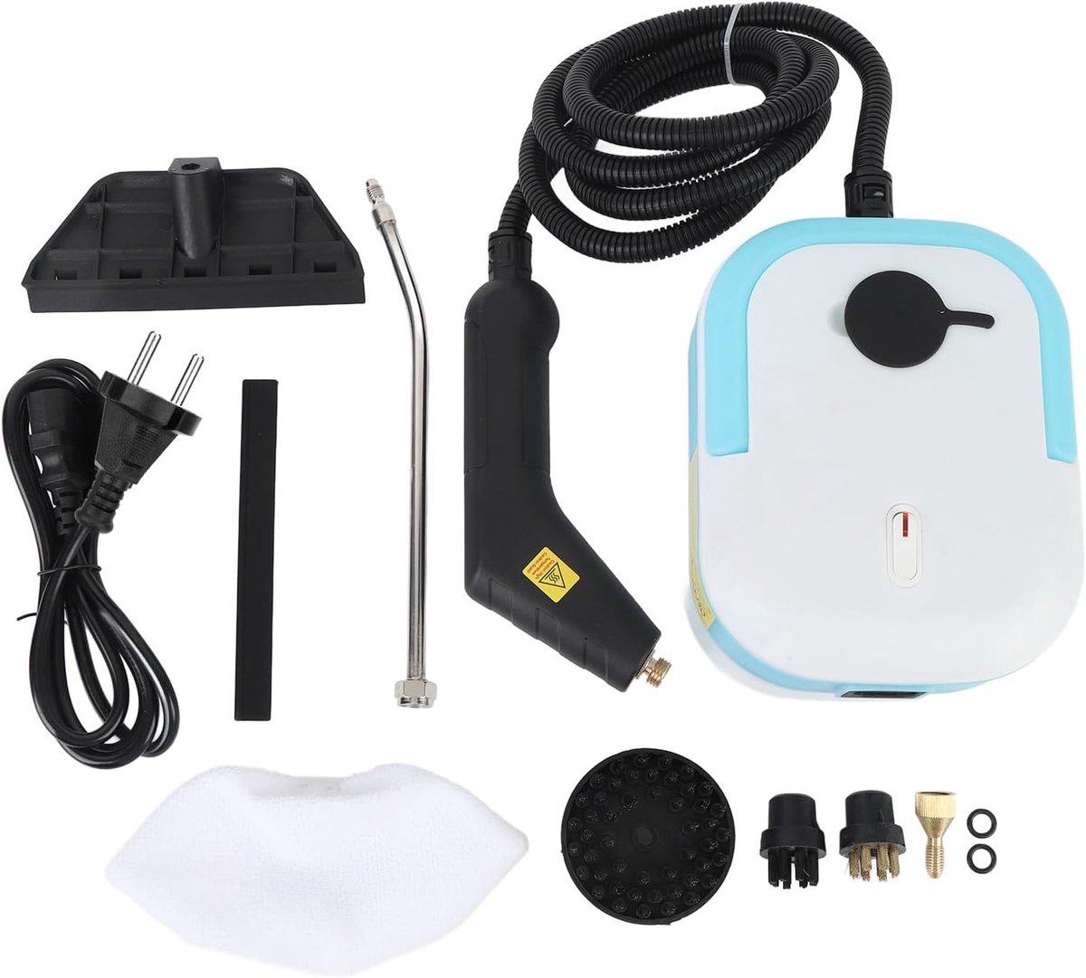 Handheld Stoomreiniger - Draagbare Stoomboot - Hardnekkig Vuil Verwijderen - 10 Seconden Opwarming - 1200 ml - Wit
