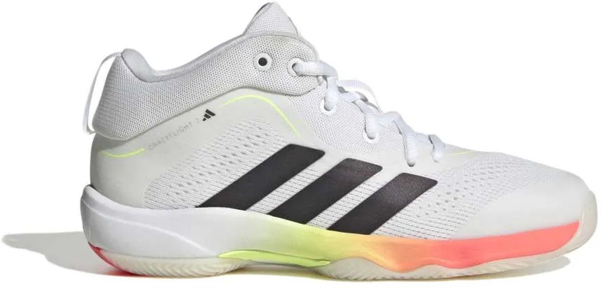 Adidas Crazyflight 7 Mid Junior Indoor Sportschoenen 2/3 Kinderen Grijs