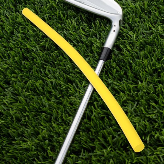 Golf Swing Trainer - Golf Oefenstok Richtstok - Swing Techniek Verbeteren - Schuim Richting Hulpmiddel - 79 cm - Geel van GOLF — afbeelding 5