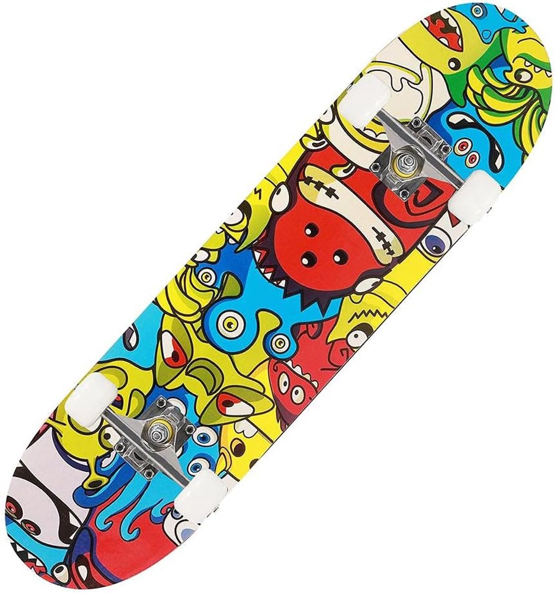 Compleet Skateboard Trick Board Street Cruising 8-laags Esdoorn Deck 31 Inch Standaard