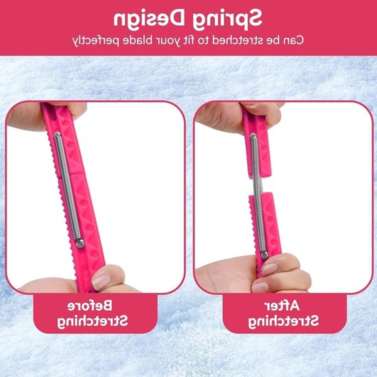 Dailygoods- Schaatsbeschermers Verstelbaar - 2 Stuks - Kunstschaatsen/Ijshockey