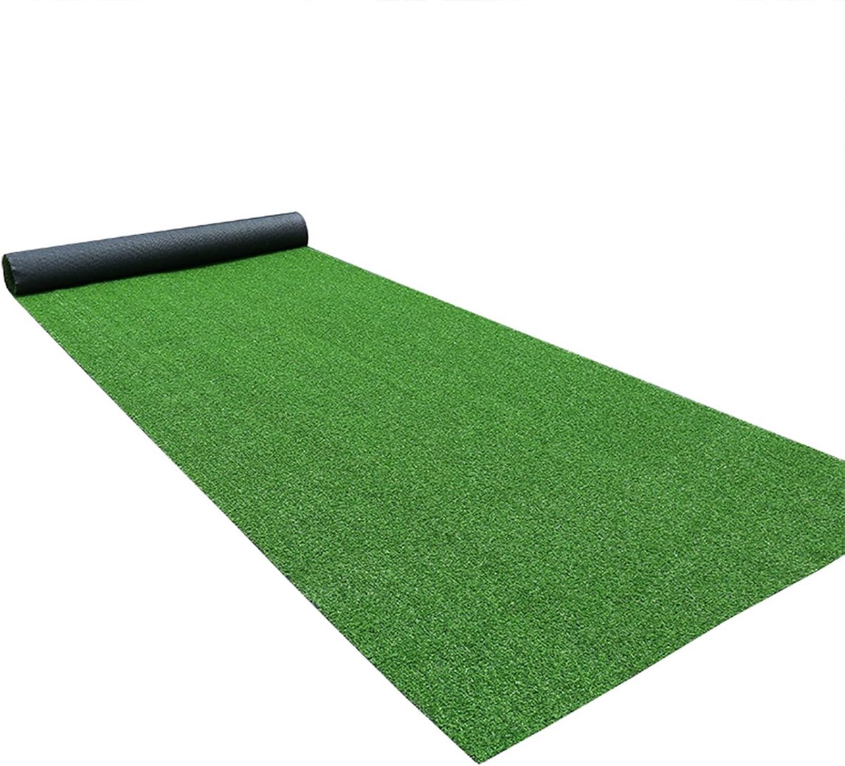 Kunstgras Tapijt - Kunstgrasmat Gazon - Tuin Decoratie - UV-bescherming - 1x1m - Groen