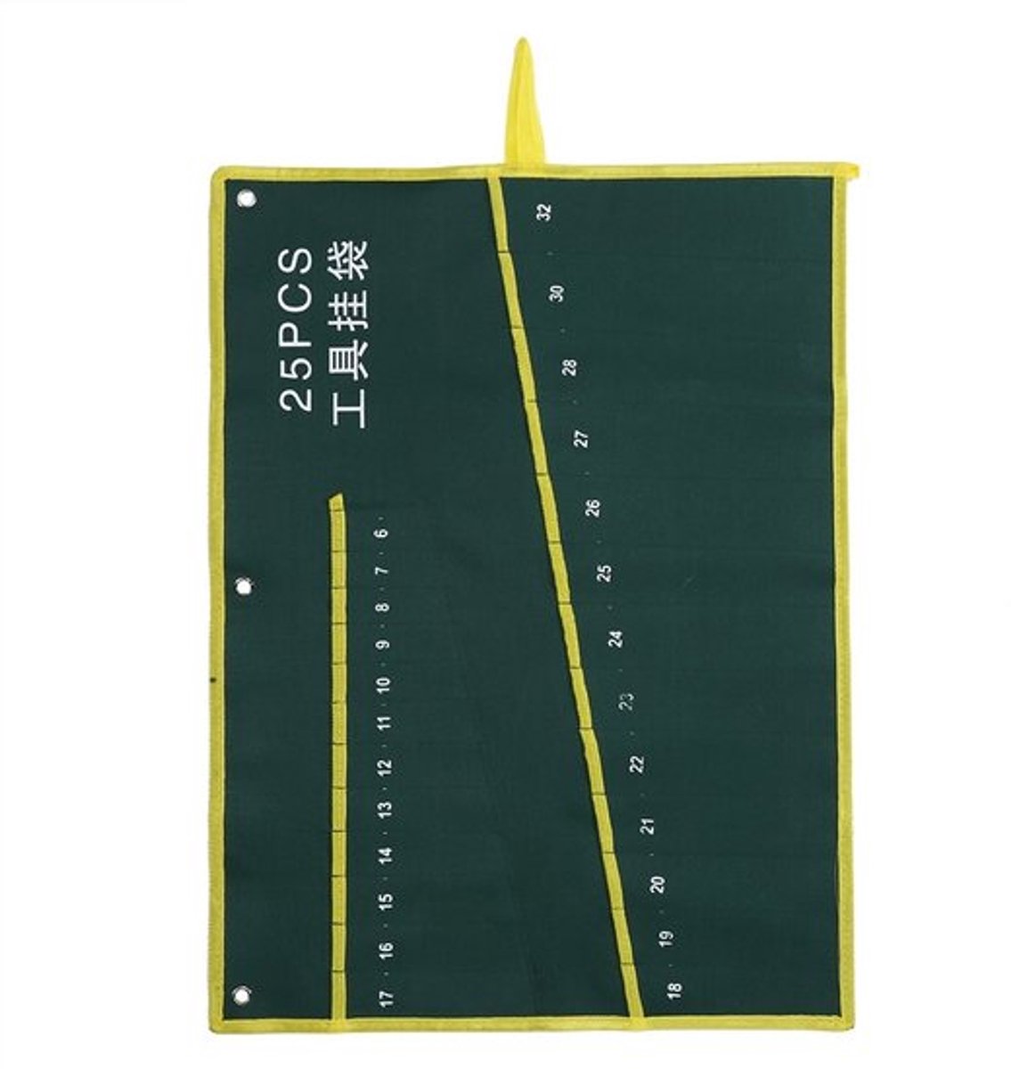 IMstore - Roll up tool bag - Gereedschapsopberger - Duurzaam en draagbaar - Zwart