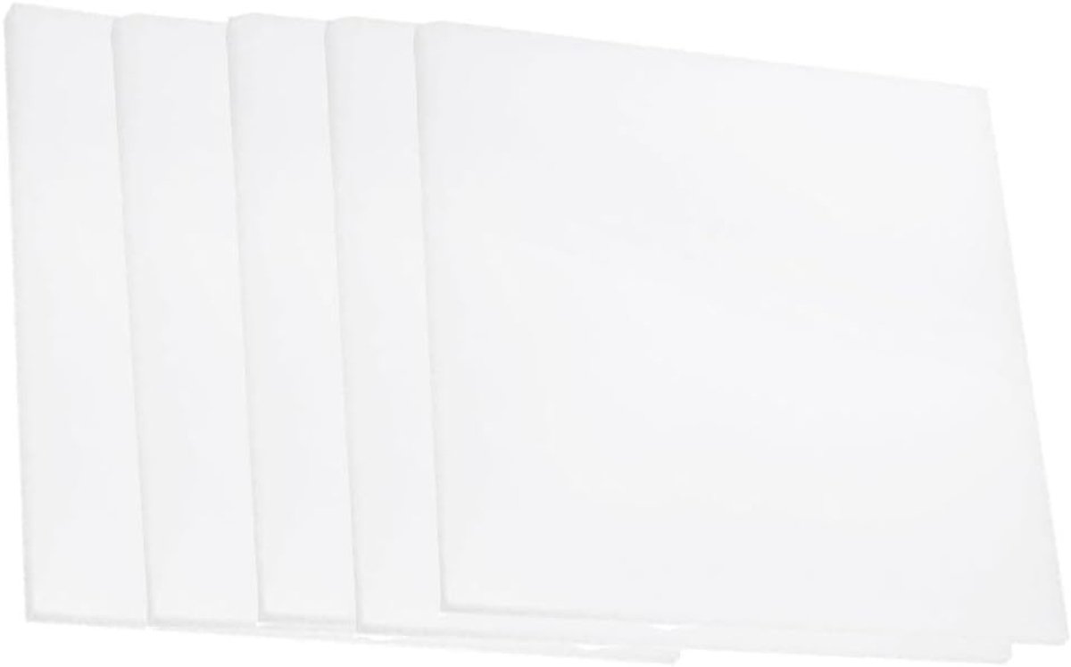 Kunststof Plaat - ABS Vel - Huisdecoratie Bouwen - Warmte Vormbaar - 200x250mm - Wit