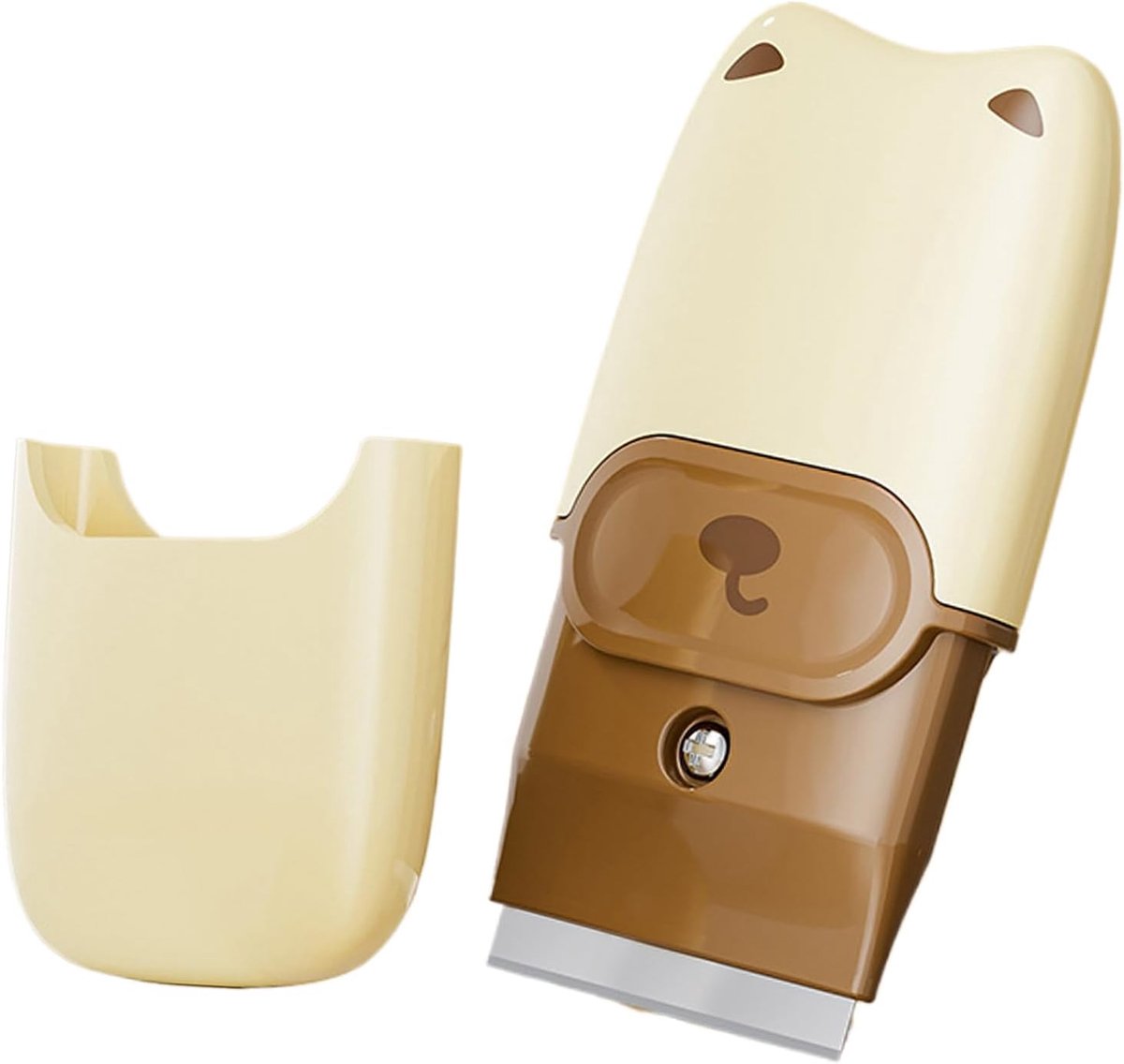 Verfschraper Glas - Venster Schraper - Resten Verwijderen - Dubbele Functie - 10x4.8 cm - Zilver