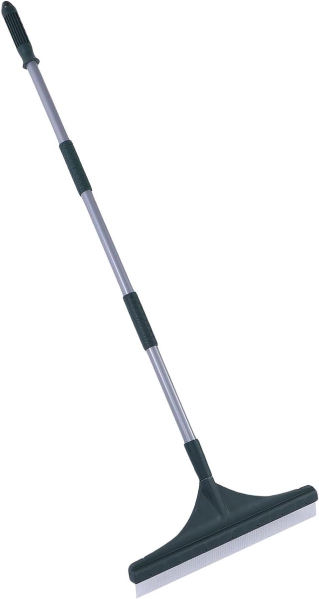 Kunstgrashark - Gazonhark - Tuinonderhoud - Verstelbare Breedte - 123cm Lengte - Zilver