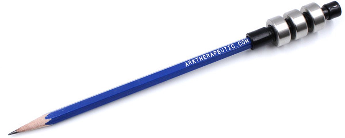 ARK Therapeutic gewogen potlodenset verstelbaar gewicht zwart.