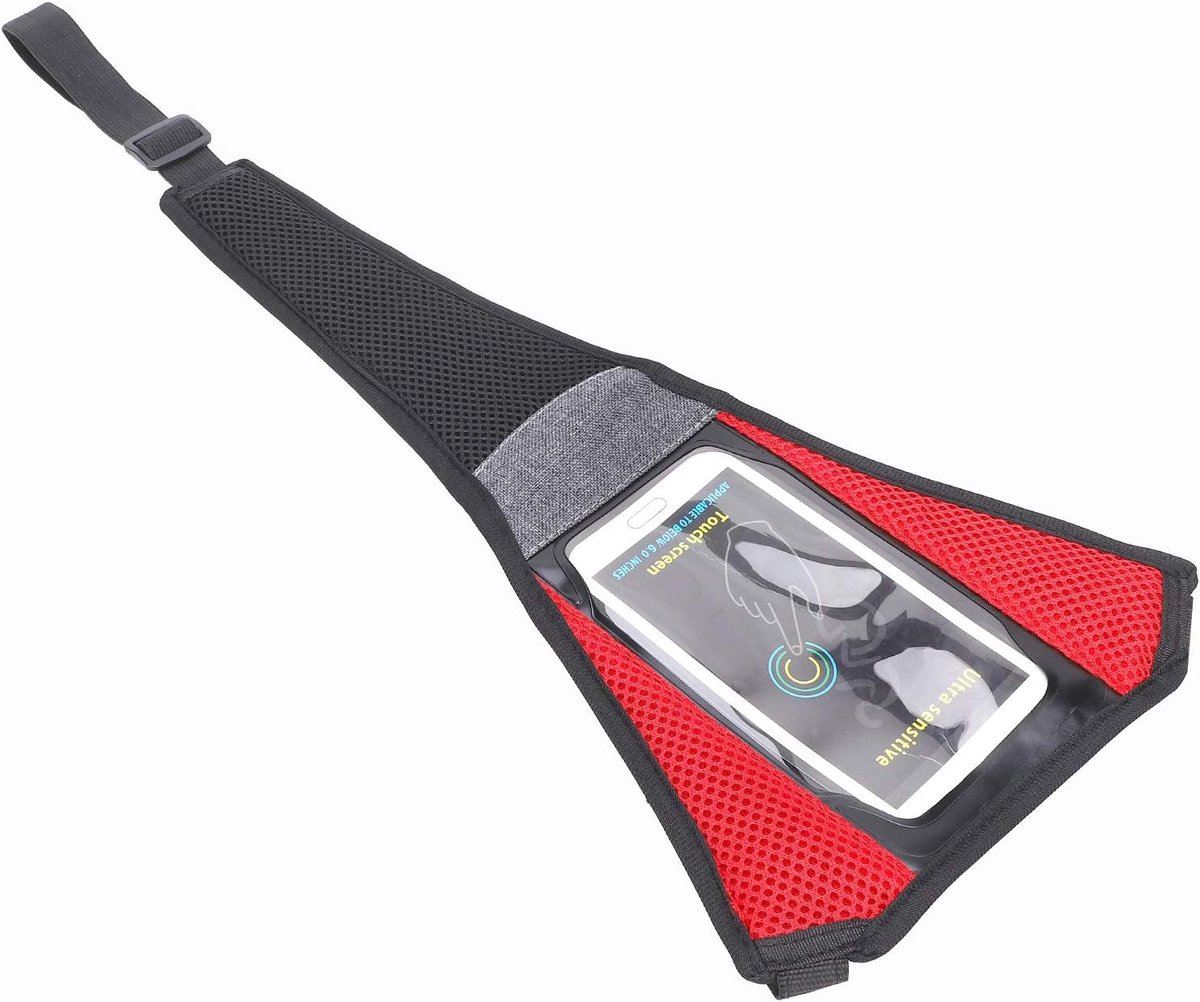 Fiets Zweetvanger - Indoor Trainer - Fiets Beschermen - Met Telefoonzak - 41.5 cm - Zwart