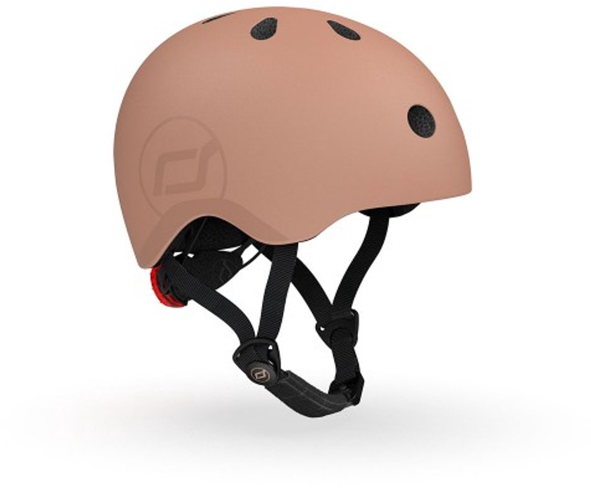 Scoot and Ride - kinderhelm - maat S/M - Mocha - verstelbaar - 51-55 cm