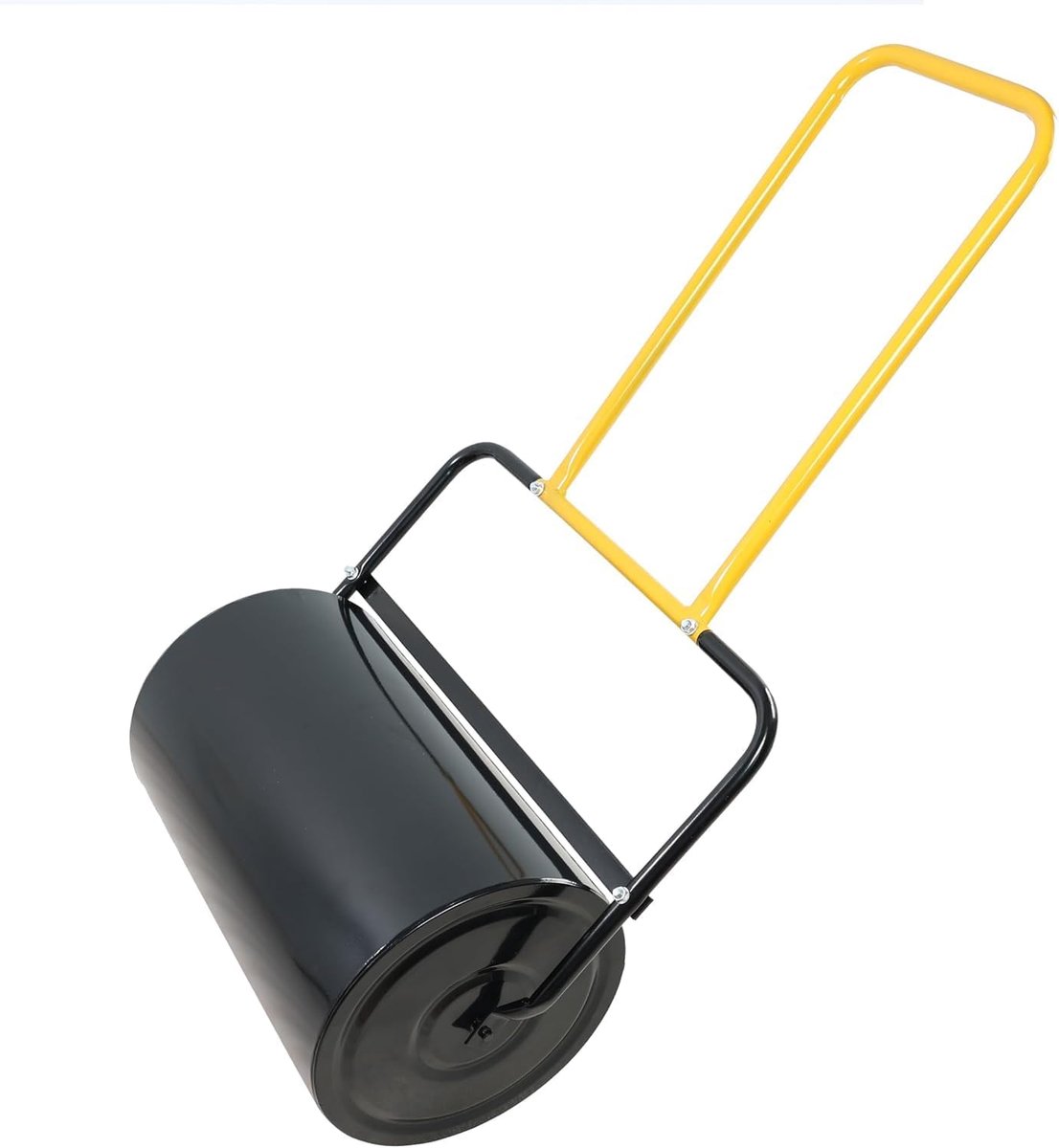 Gazonrol - Wals Graszodenwals - Gazon Onderhouden - Ergonomische U-greep - 40 liter - Zwart