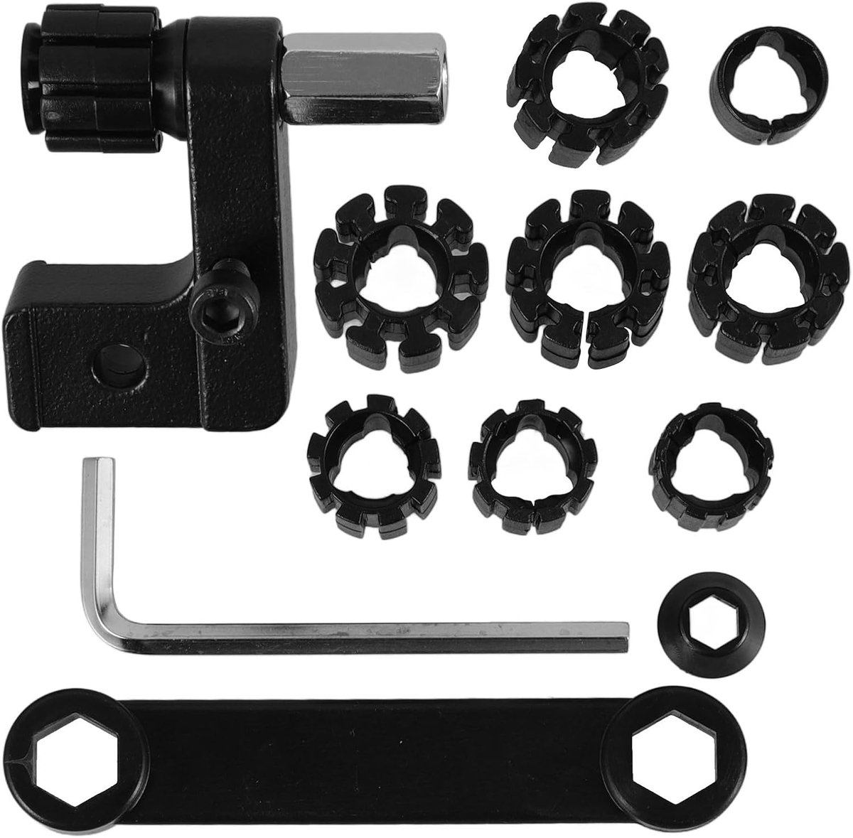 Ringklem Set - Juweliersgereedschap Reparatie - Sieraden Maken - Veilig Betrouwbaar - 152 Gram - Zwart