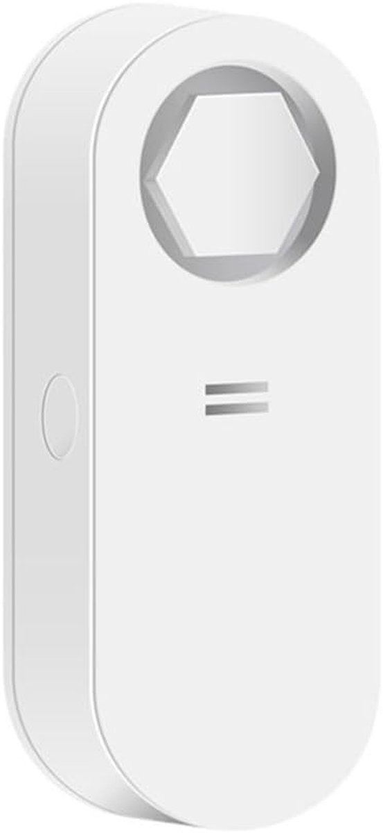 Waterlek Detector - Lekkage Sensor - Huis Beveiligen - 120DB Sirene App - IP66 Waterdicht - Wit