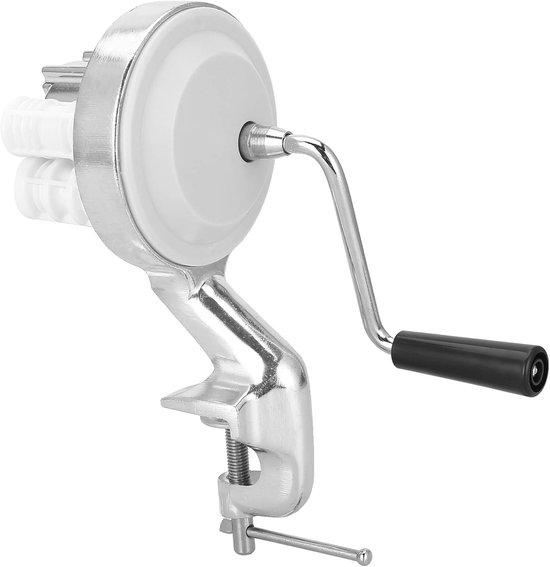 Macaroni Maker - Pastamaker - Zelf Pasta Maken - Roestvrij Staal - 25 cm Hoog - Zilverkleurig — afbeelding 2