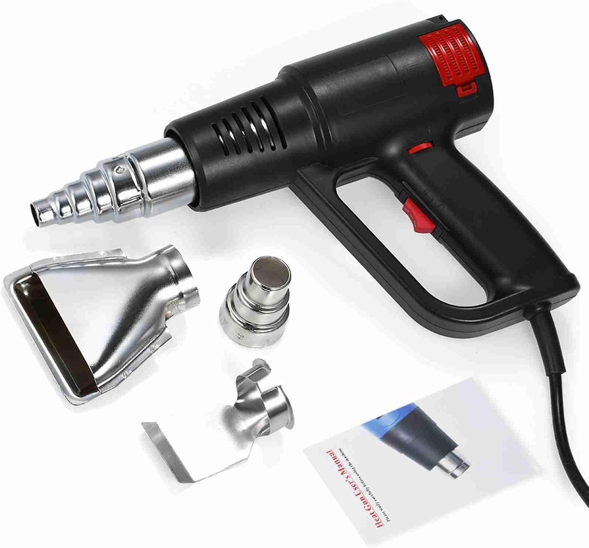 Heteluchtpistool - Hete Lucht Blazer - Verf Verwijderen - Variabele Temperatuur - 2000 W - Zwart