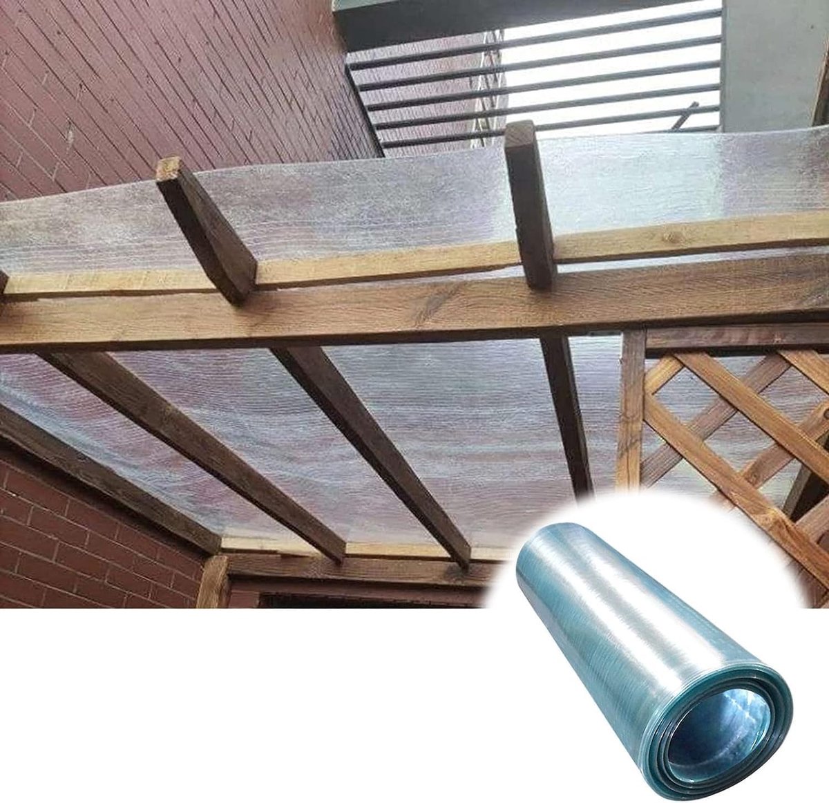 Polycarbonaat Dakplaten - Helder Schuurpaneel - Buitenluifel Bedekken - UV-Bescherming - 1x4m - Helder