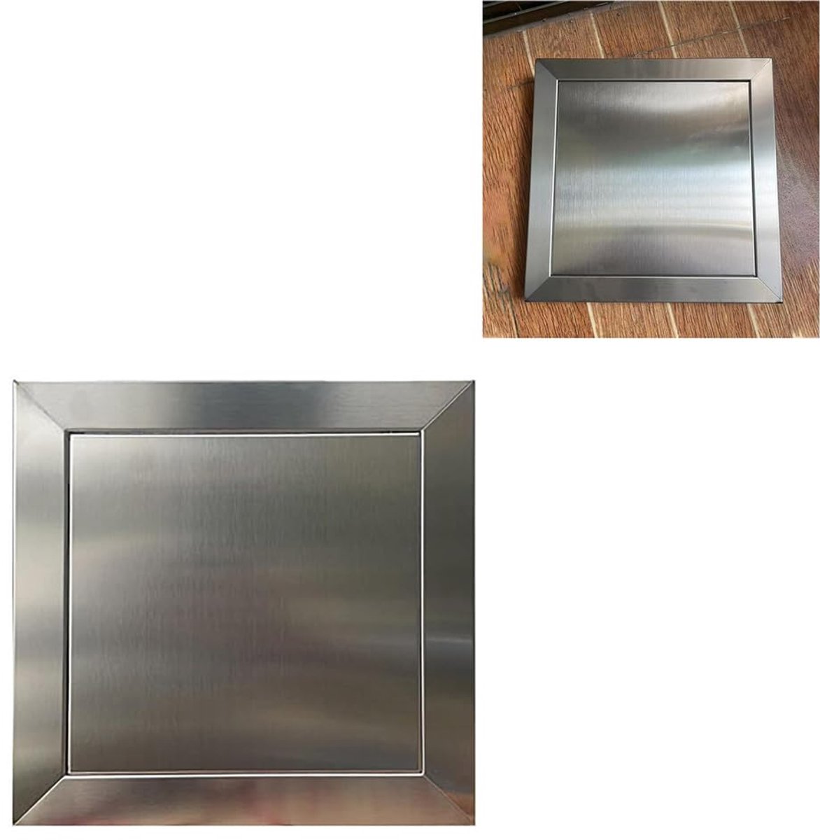 Toegangsluik Muur Gat - Afdekpaneel Binnen - Onderhoud Afschermen - Zijdelings Openend - 55 x 85 cm - Roestvrij Staal