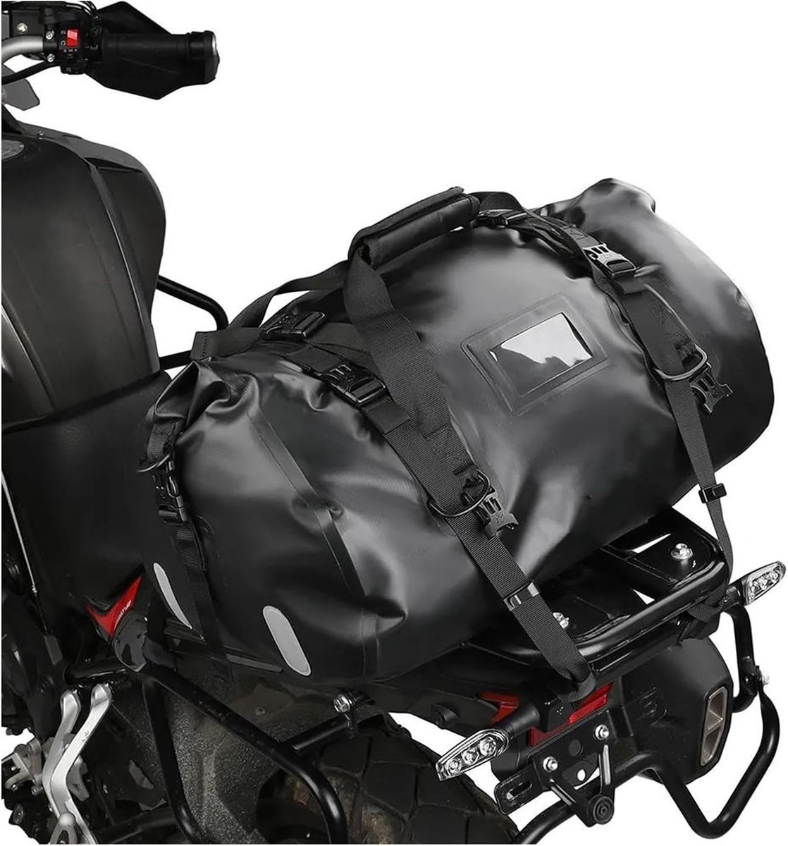 Motorfietstas 45L - Motortas Droge Bagage - Motor Rijden - Waterdichte PVC - 45 Liter - Zwart