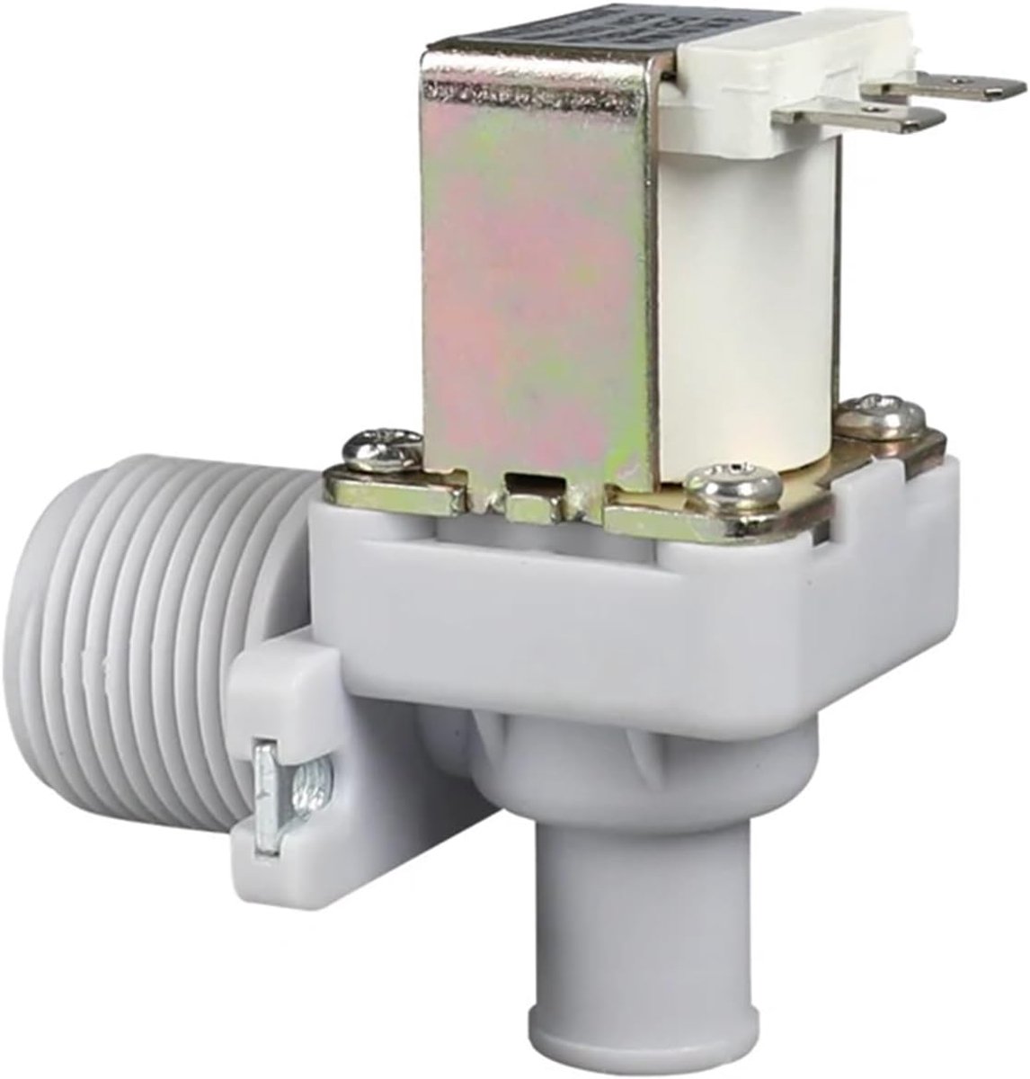 Magneetventiel - Solenoidklep - Waterstroom Regelen - Normaal Gesloten - 12V 24V 220V - Wit