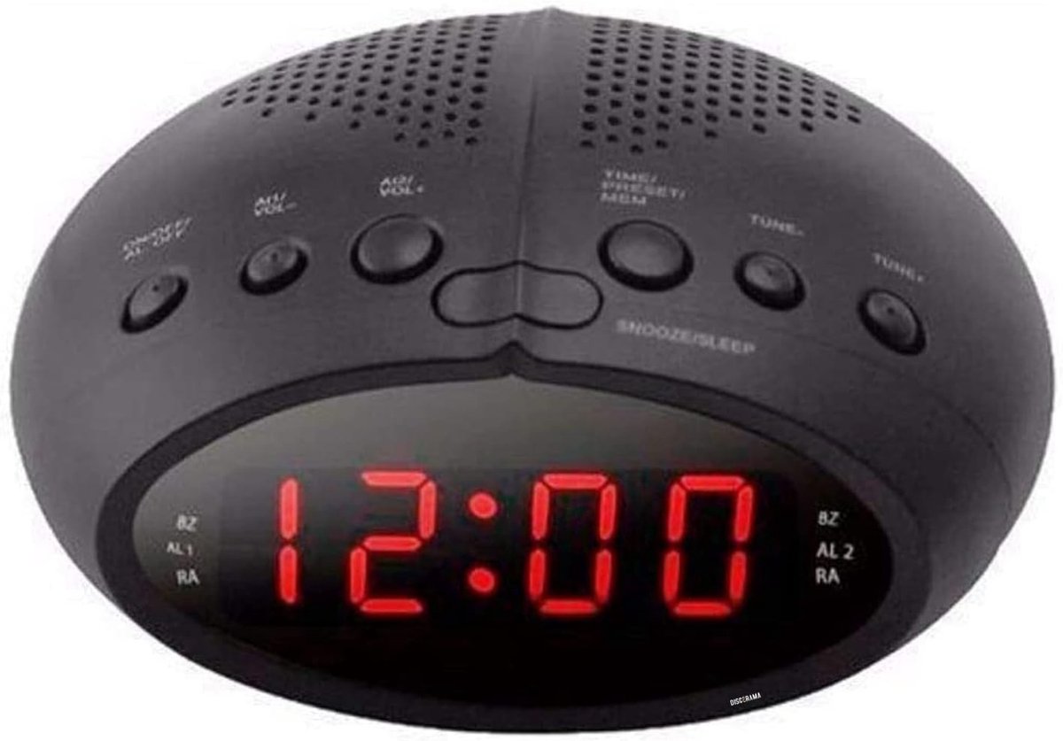 Digitale Radio-Wekker - LED-Scherm - FM-Radiowekker - Sluimerfunctie - Voor Iedereen