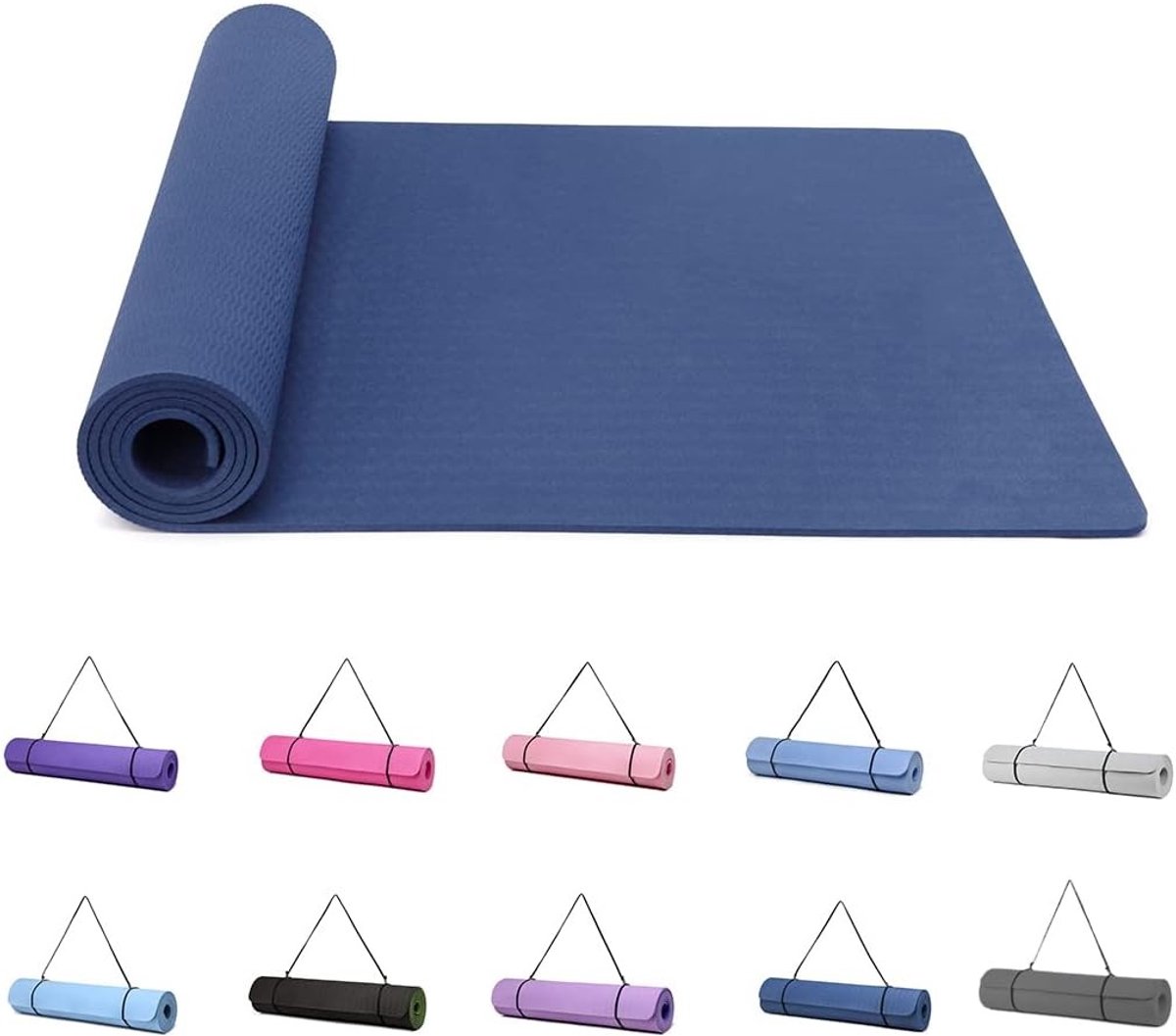 Yogamat - TPE - Antislip - Draagbaar - Voor Vrouwen