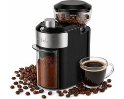 Elektrische Koffiemolen - Roestvrij Staal - 28 Verstelbare Maalniveaus - Antistatische Technologie - Voor Thuisgebruik