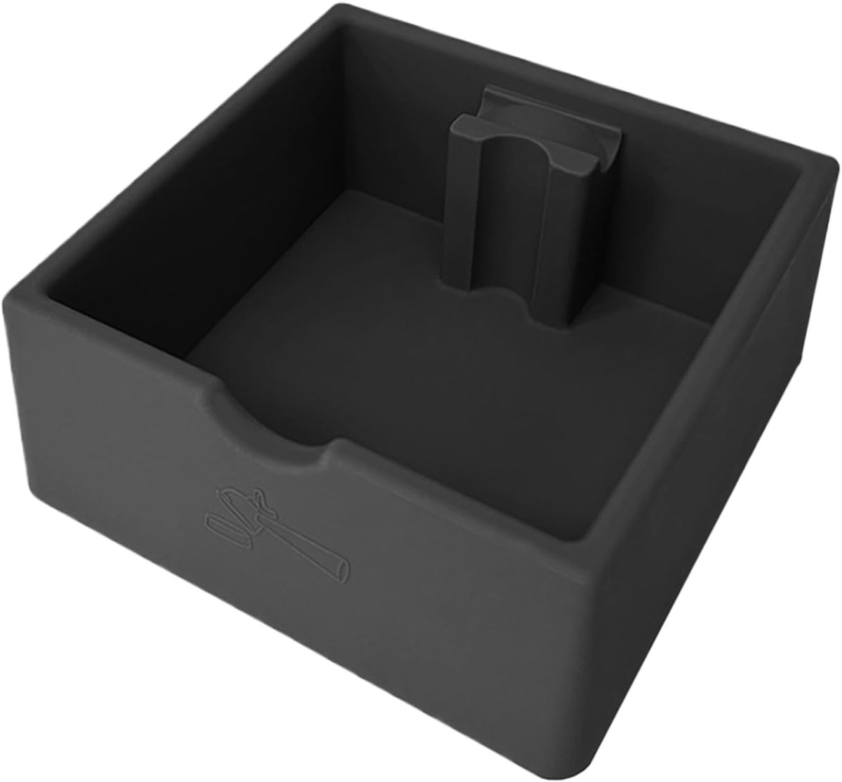 Koffieklopbox Afvalvat Espresso Afval Verwerken Geluidsdempende Techniek 1.5 Liter Zwart
