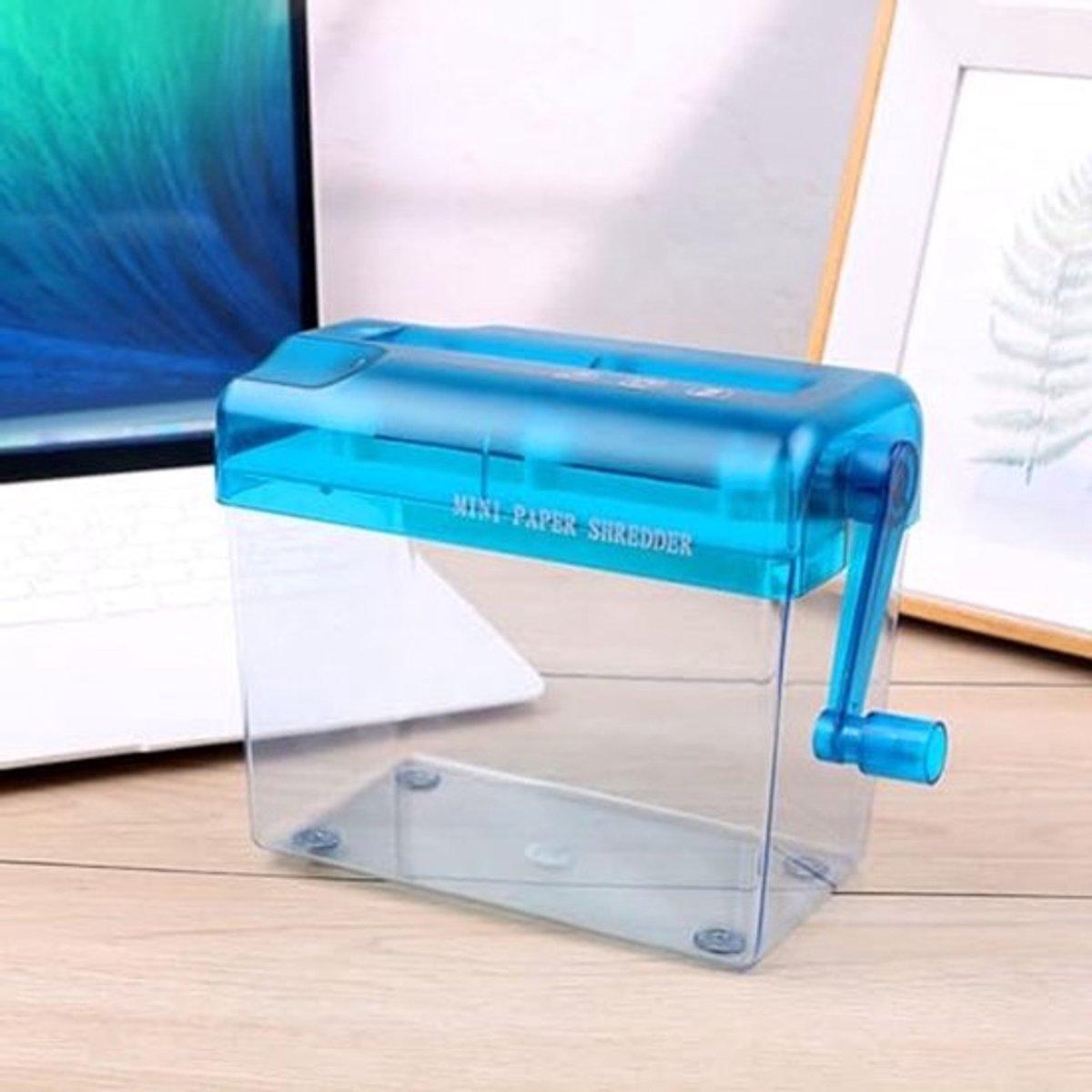 Jhubers - A6 Papier Handvernietiger - Handmatige Versnipperaar - Compact Ontwerp