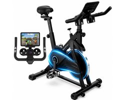 Sportfloww Hometrainer II - Fitness Fiets - Spinningfiets - 8KG Vliegwiel -Hartslagmeter - Incl App