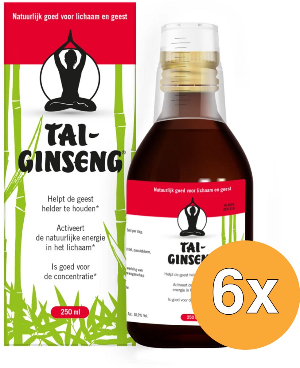 6x Tai Ginseng Tai Ginseng Elixer (250 ml)