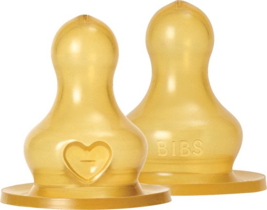 BIBS Flesspeen Rond - Fast Flow - 2 Pack - Latex van BIBS — afbeelding 4