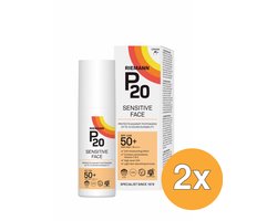 2x Riemann P20 Sensitive Face SPF50+ Creme (50 gr)