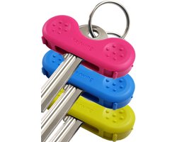 Keywing sleutelhulp- blauw, groen en roze