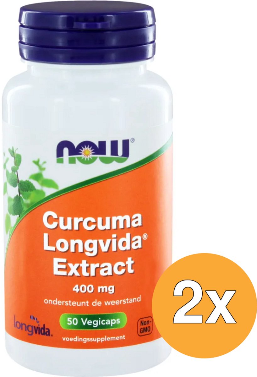 2x Now Curcuma longvida extract (50 vega capsules)