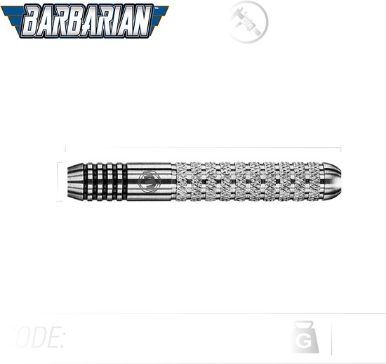 WINMAU - Barbarian: Steeltip Tungsten Dartpijlen Professioneel - 22g van Winmau — afbeelding 4