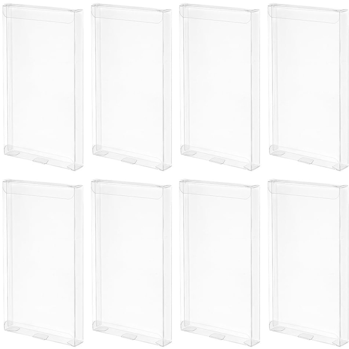 Dailygoods- Traktatiedoosjes 30 stuks - Transparante geschenkdoosjes - Rechthoekige doosjes - PVC - Afmetingen 18 x 10 x 1,8 cm - Voor snoep en feesten