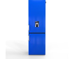Nunki Large H2O – Koel-vriescombinatie – Waterdispenser – E-klasse – 268 liter – Blue Fire Gloss