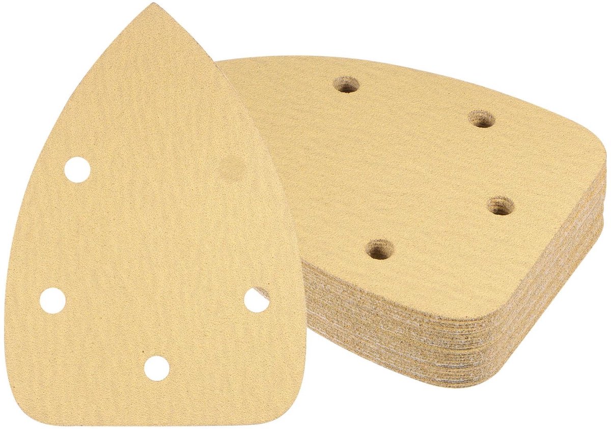 Dailygoods - Schuurpapier voor Muisschuurmachine - 24 Stuks Schuurpapier - Geschikt voor Houtbewerking - 9 cm x 14 cm - Diverse Korrelgroottes - Perfe...