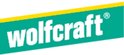 Logo met de tekst "wolfcraft" in witte letters op een groene achtergrond.