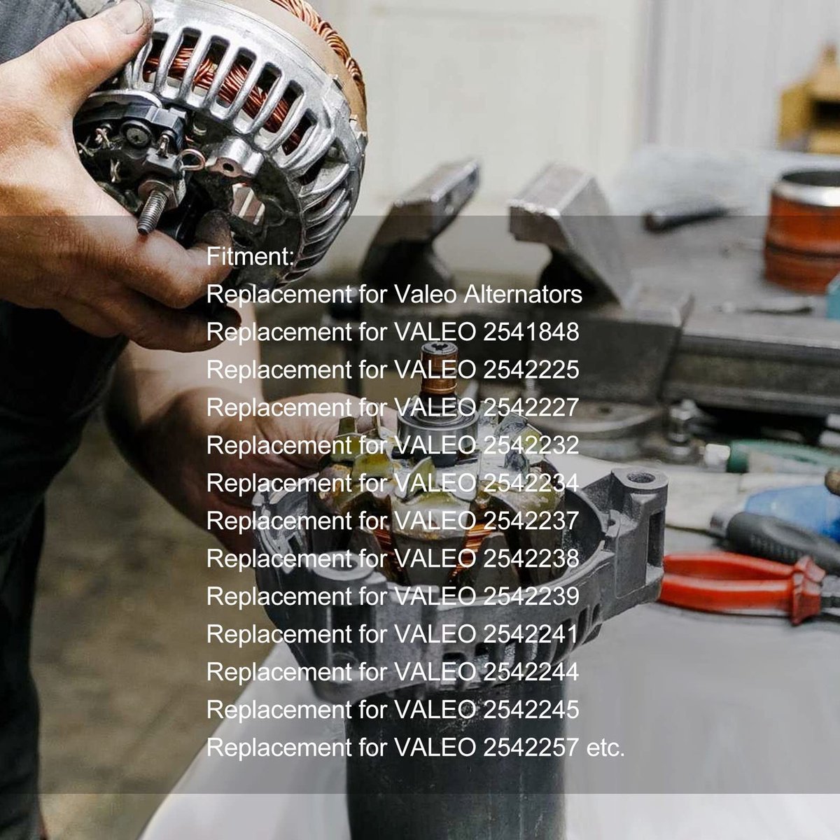 Dailygoods- Slipring Vervanging voor Valeo - Alternator Borstelset - Alternator Reparatieset - Koper/ABS - Artikelnummer 230090 - Hoogwaardige Auto-accessoires