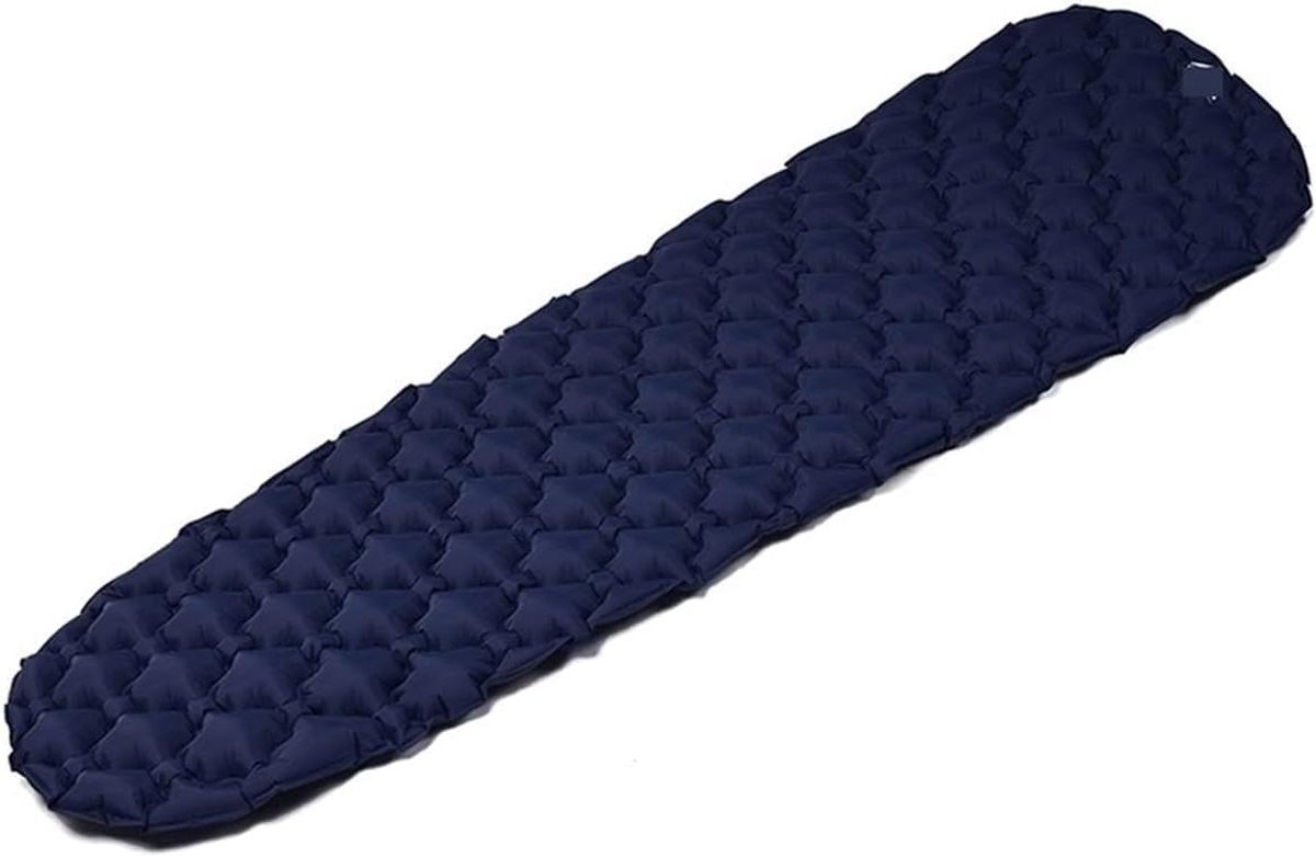 Kampeer Matras - Luchtbed Opvouwbaar - Buiten Slapen - Lichtgewicht Nylon - R-waarde 1.3 - Eén Kleur