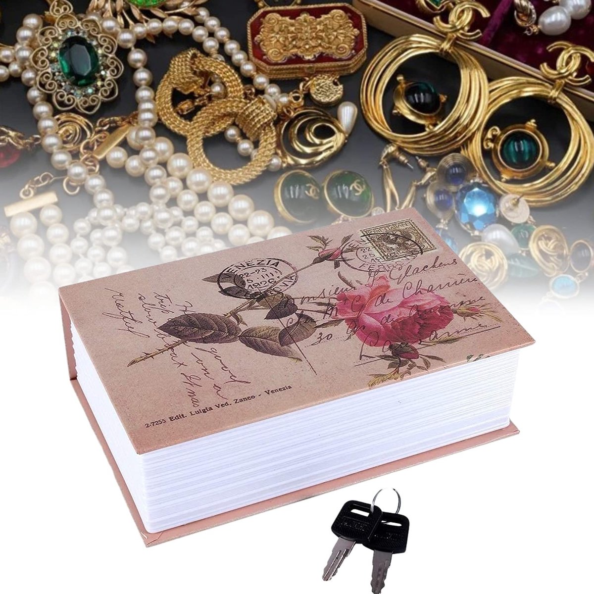 Dailygoods- Boekkluis met cijferslot - Beveiligingsdoos - Woordenboek - Sieradenopslag - Geldopslag - Robuust ontwerp - Veiligheidsbox